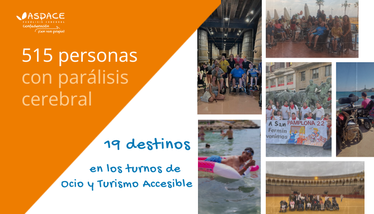 515 personas con parálisis cerebral participarán en los viajes de ocio y turismo accesible de Confederación ASPACE